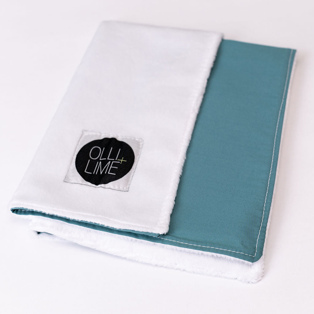 Floaties in the Deep End - Lovey Cuddle - Dreamy Blue - Solids - Olli+Lime